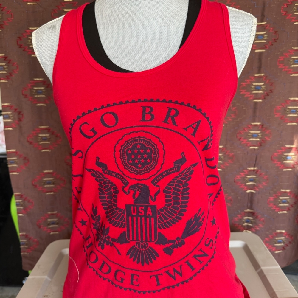 Next Level Apparel Red Tank Top